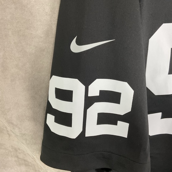 Nike Oakland Raiders Richard Seymour Black On Field Football Jersey - Picture 8 of 12